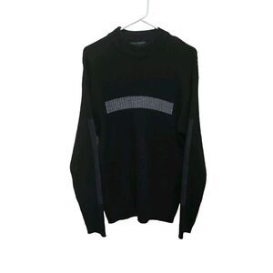 MENS PAOLO MONDO ITALY KNIT PULLOVER STRETCH SWEATER SIZE XL